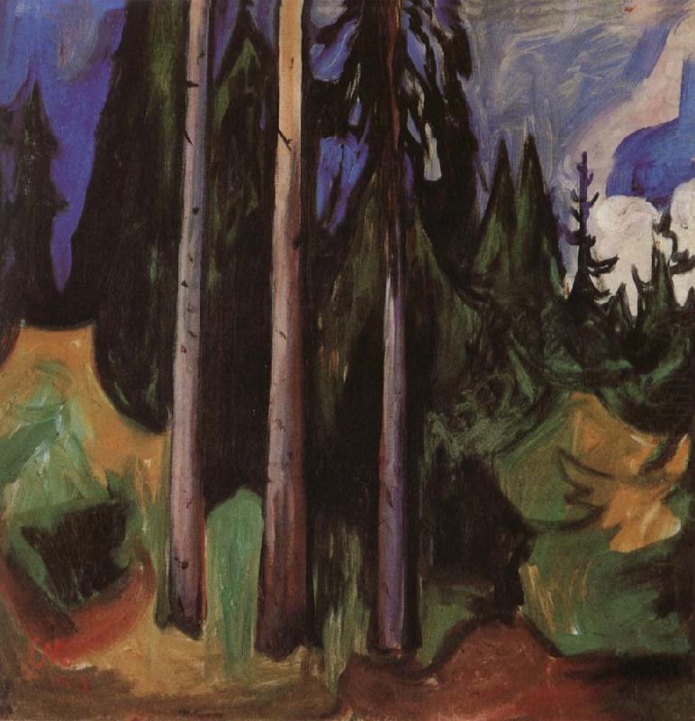 Forest, Edvard Munch